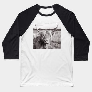 Highland Cow Baseball T-Shirt